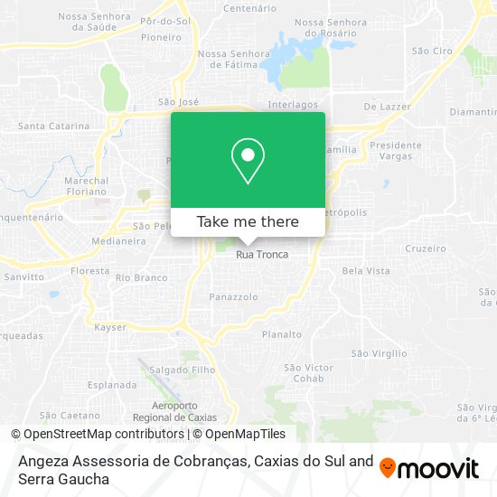 Angeza Assessoria de Cobranças map