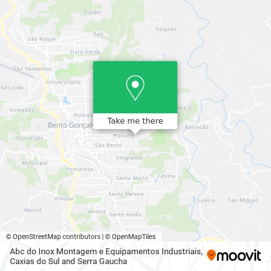 Mapa Abc do Inox Montagem e Equipamentos Industriais