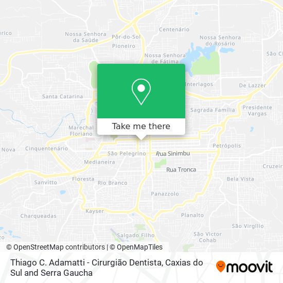 Thiago C. Adamatti - Cirurgião Dentista map