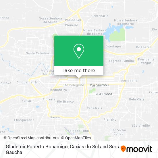 Glademir Roberto Bonamigo map