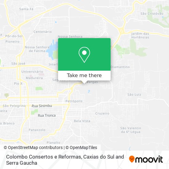 Colombo Consertos e Reformas map