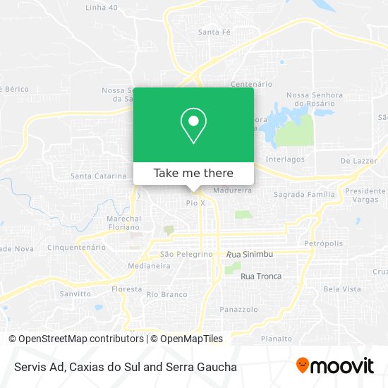 Servis Ad map