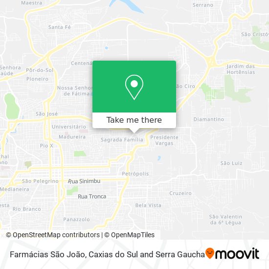 Farmácias São João map