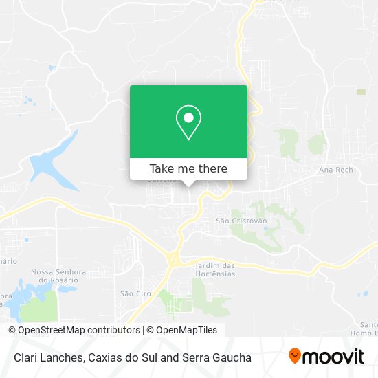 Clari Lanches map