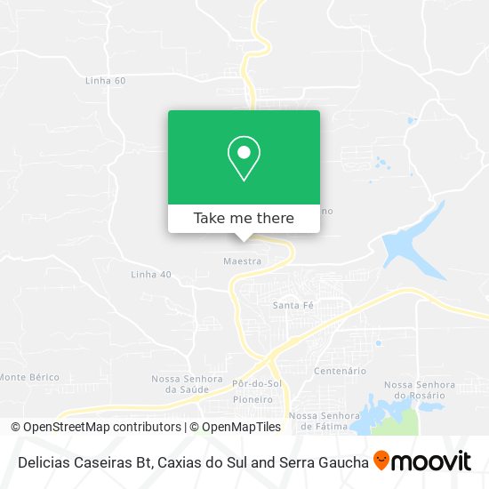 Delicias Caseiras Bt map