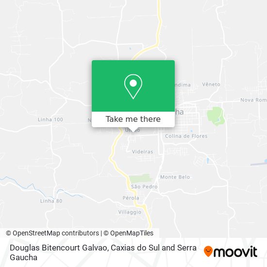 Douglas Bitencourt Galvao map