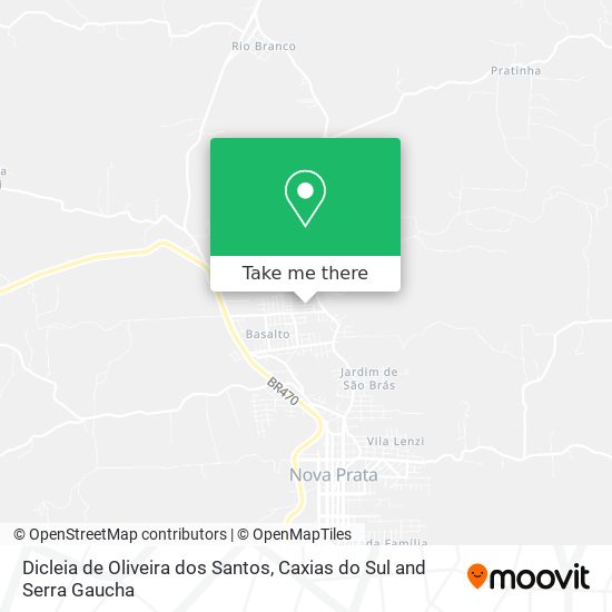 Dicleia de Oliveira dos Santos map