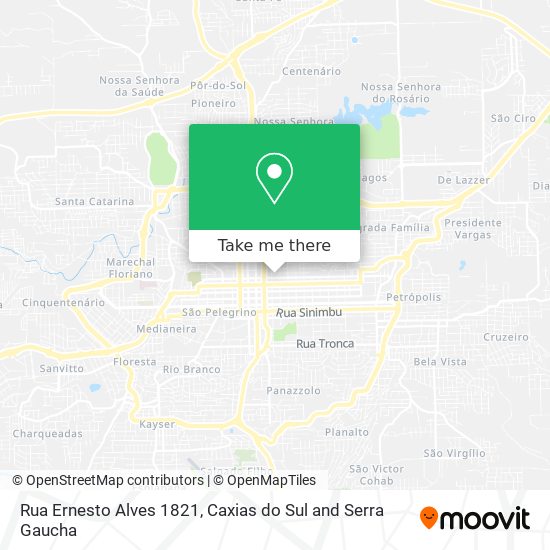 Rua Ernesto Alves 1821 map