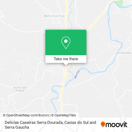 Delicias Caseiras Serra Dourada map