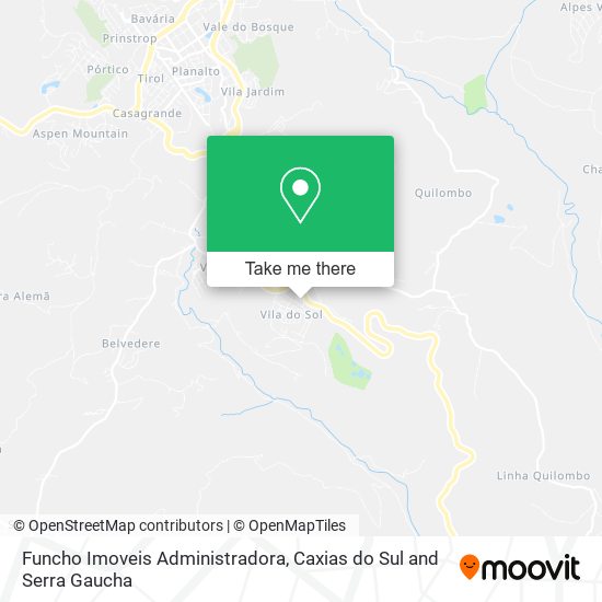 Mapa Funcho Imoveis Administradora