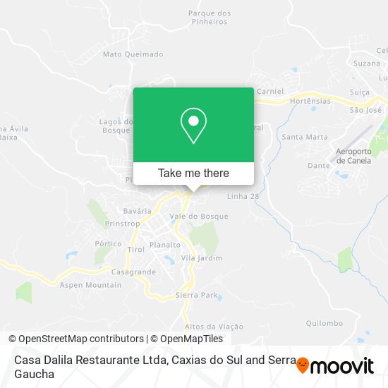 Casa Dalila Restaurante Ltda map