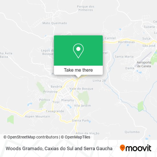Woods Gramado map