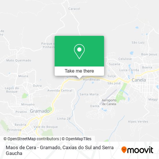 Mapa Maos de Cera - Gramado