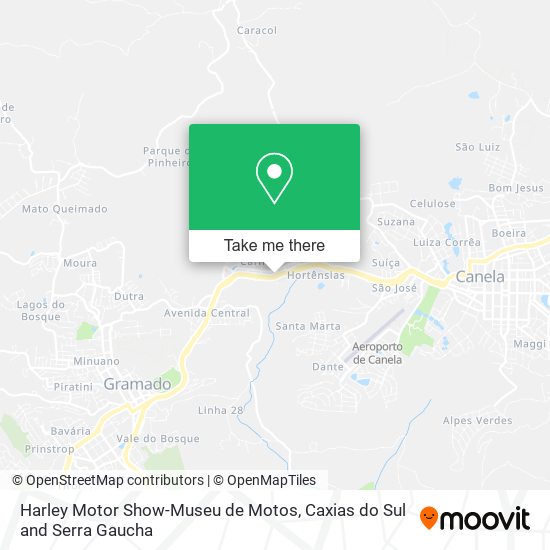 Mapa Harley Motor Show-Museu de Motos