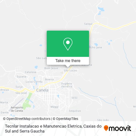 Tecnlar Instalacao e Manutencao Eletrica map