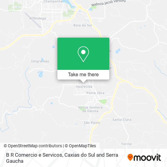 B R Comercio e Servicos map