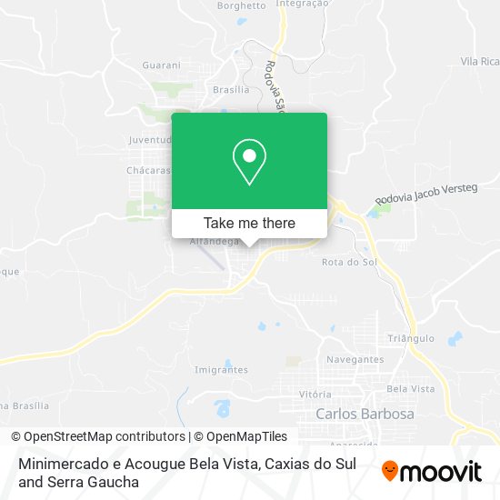 Minimercado e Acougue Bela Vista map