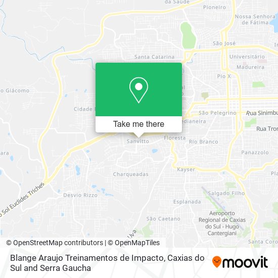 Mapa Blange Araujo Treinamentos de Impacto