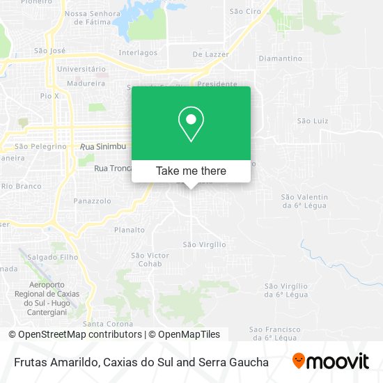Frutas Amarildo map