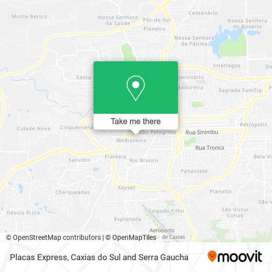 Placas Express map