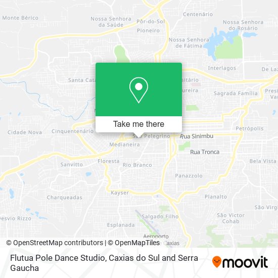 Mapa Flutua Pole Dance Studio