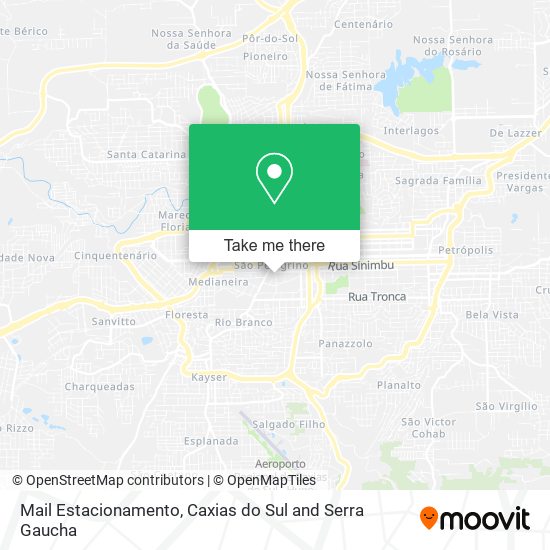 Mail Estacionamento map