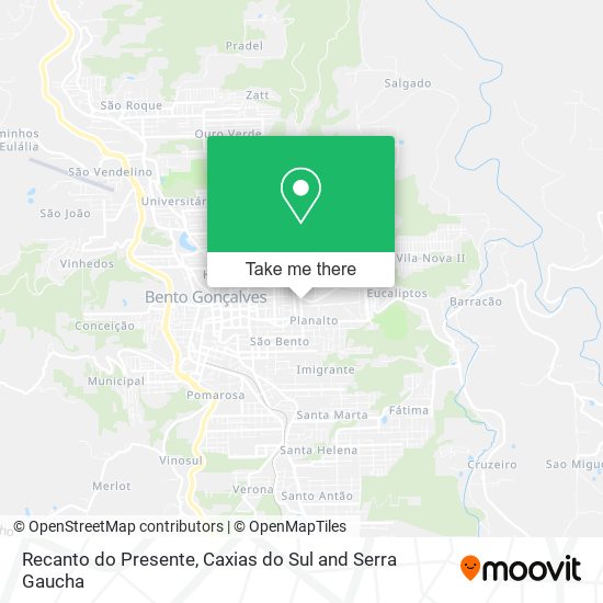 Recanto do Presente map