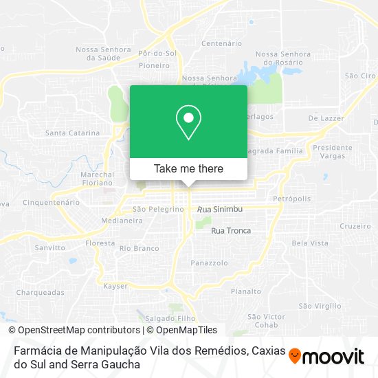 Farmácia de Manipulação Vila dos Remédios map