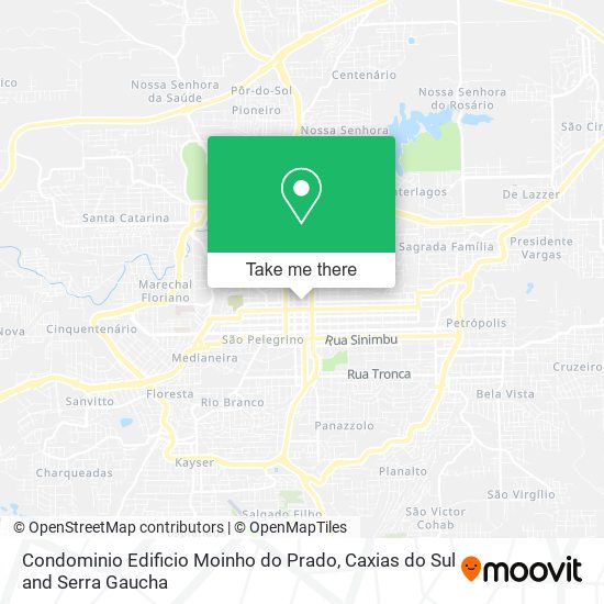 Condominio Edificio Moinho do Prado map