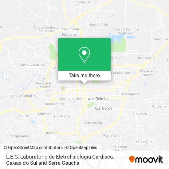 Mapa L.E.C. Laboratorio de Eletrofisiologia Cardiaca