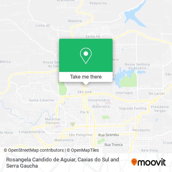 Rosangela Candido de Aguiar map