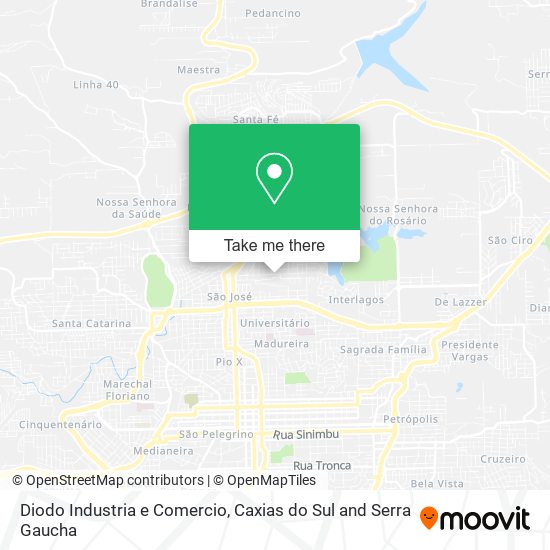 Diodo Industria e Comercio map