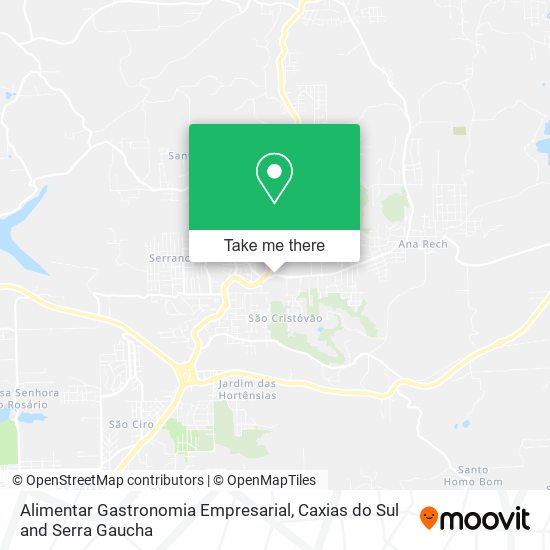 Alimentar Gastronomia Empresarial map