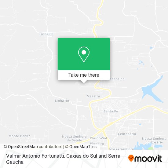 Valmir Antonio Fortunatti map