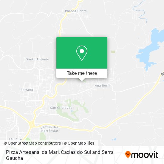 Pizza Artesanal da Mari map