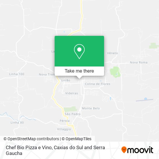 Mapa Chef Bio Pizza e Vino