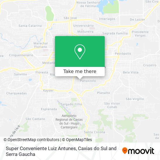 Super Conveniente Luiz Antunes map