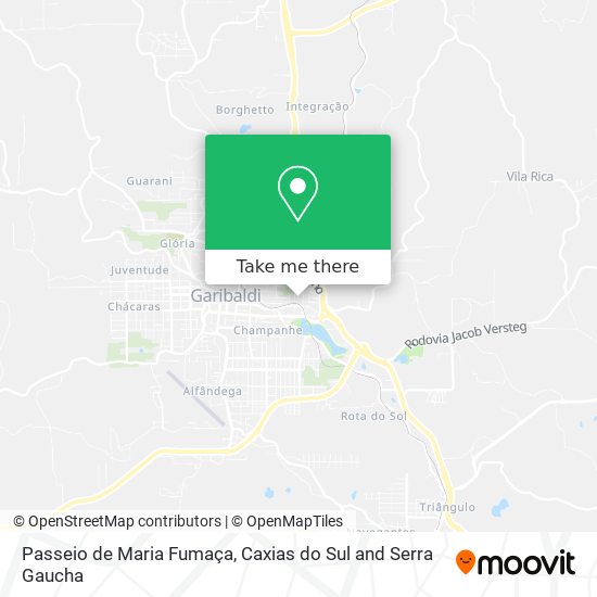 Passeio de Maria Fumaça map