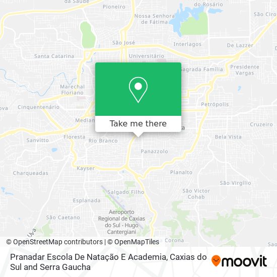 Pranadar Escola De Natação E Academia map