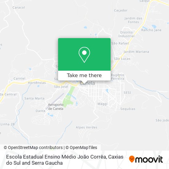 Escola Estadual Ensino Médio João Corrêa map