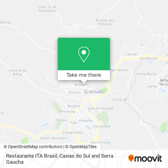 Restaurante ITA Brasil map