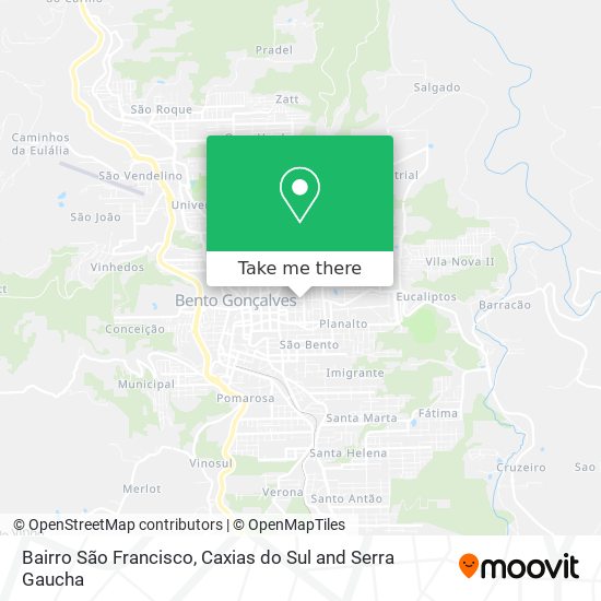 Bairro São Francisco map