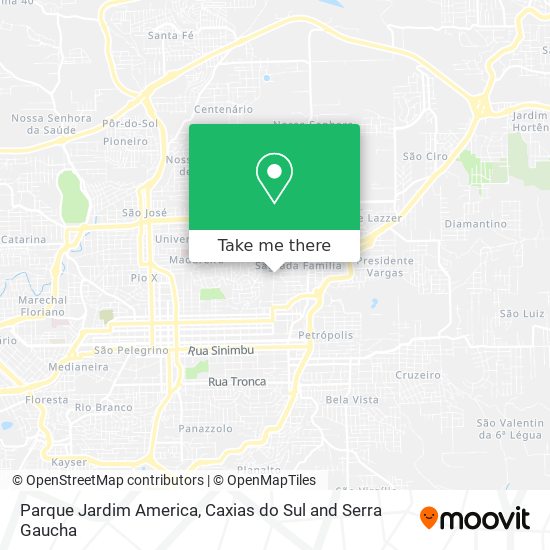 Parque Jardim America map