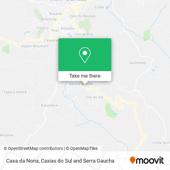 Mapa Casa da Nona