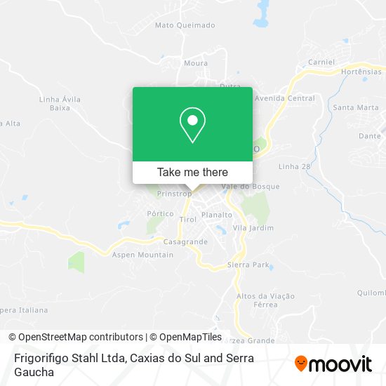 Mapa Frigorifigo Stahl Ltda