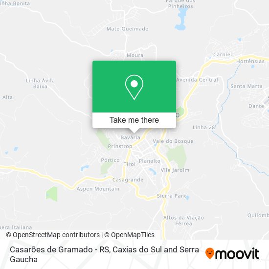 Casarões de Gramado - RS map