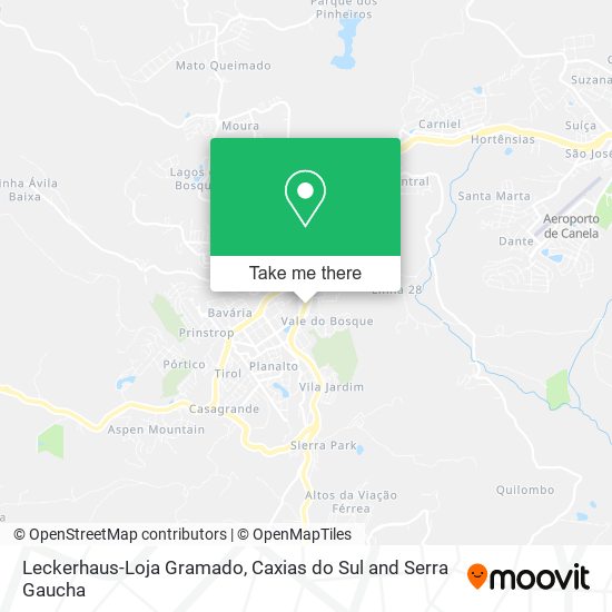 Leckerhaus-Loja Gramado map