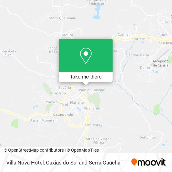 Villa Nova Hotel map