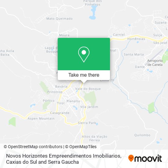 Novos Horizontes Empreendimentos Imobiliarios map