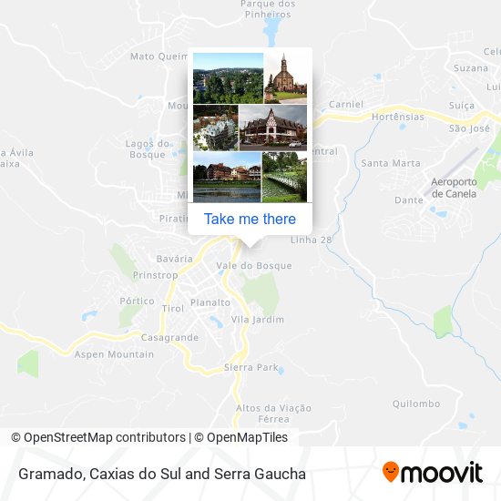 Mapa Gramado